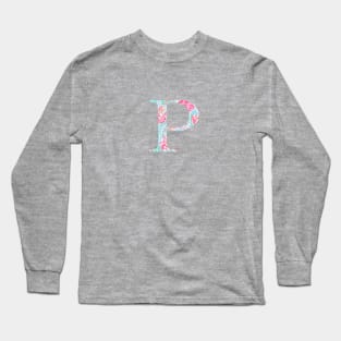 Rho Splash Greek Letter Long Sleeve T-Shirt